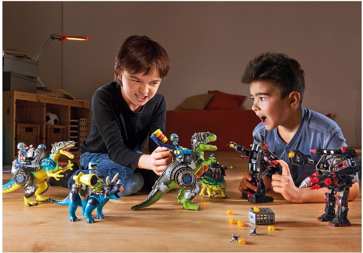PLAYMOBIL – Dino Rise – tiranozauras ir milžiniškas robotas