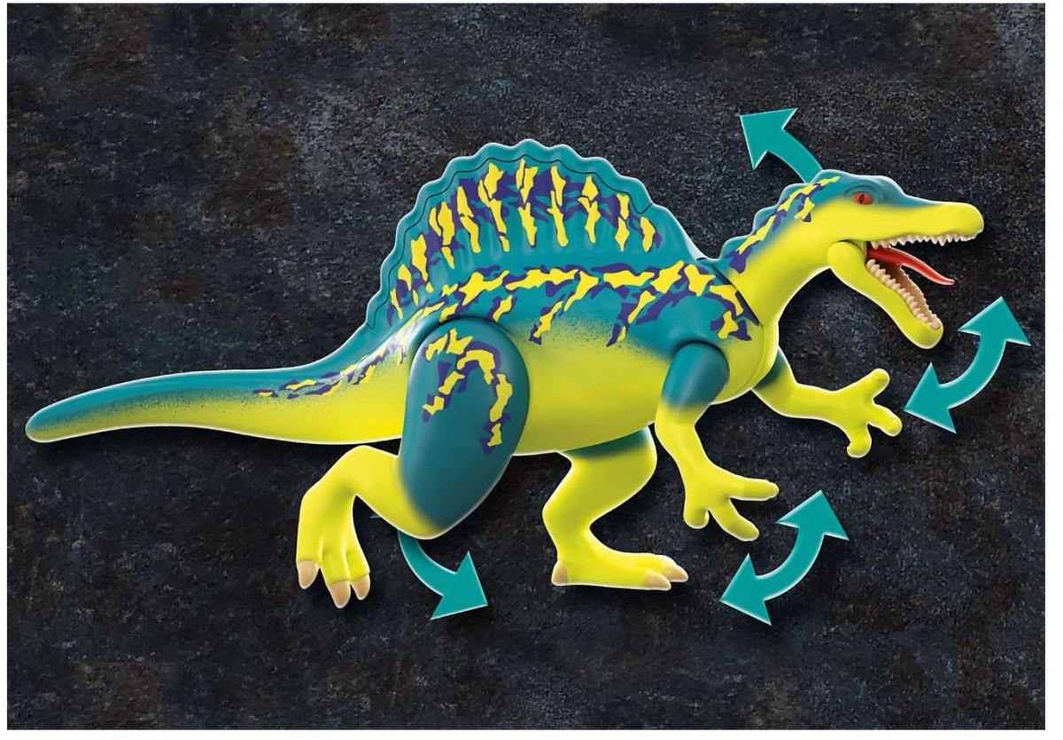 PLAYMOBIL - Dino Rise - Spinozauras ir kovotojai - 46 vnt - Vaikai nuo 5 metų