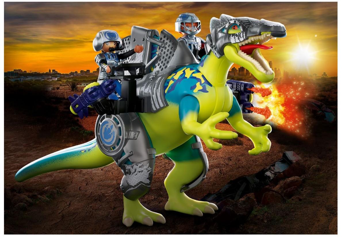 PLAYMOBIL - Dino Rise - Spinozauras ir kovotojai - 46 vnt - Vaikai nuo 5 metų