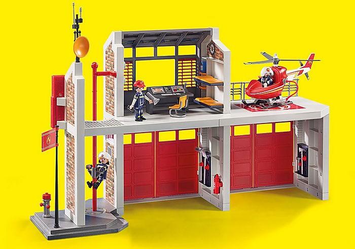 PLAYMOBIL CITY ACTION Ugniagesių gaisrinė su kopėčiomis, 9463