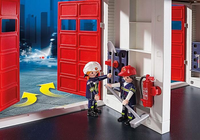 PLAYMOBIL CITY ACTION Ugniagesių gaisrinė su kopėčiomis, 9463