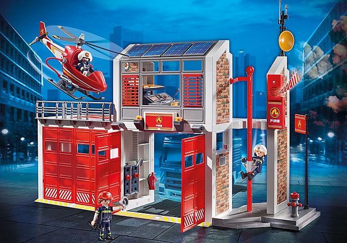 PLAYMOBIL CITY ACTION Ugniagesių gaisrinė su kopėčiomis, 9463