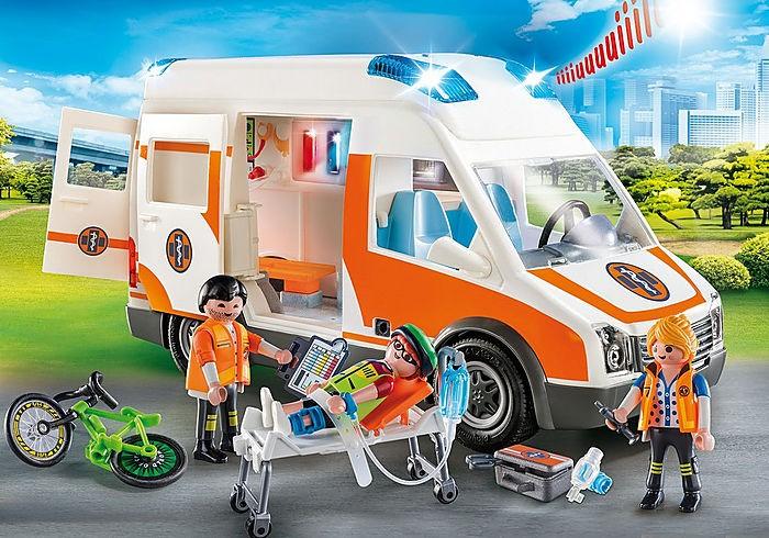 70049 PLAYMOBIL® City Life, Greitoji pagalba su garsais ir šviesomis