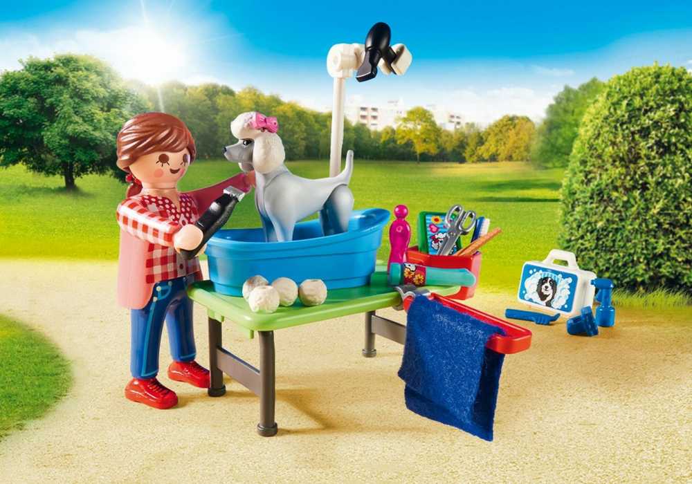 PLAYMOBIL CITY LIFE Mobilus gyvūnų priežiūros automobilis, 9278