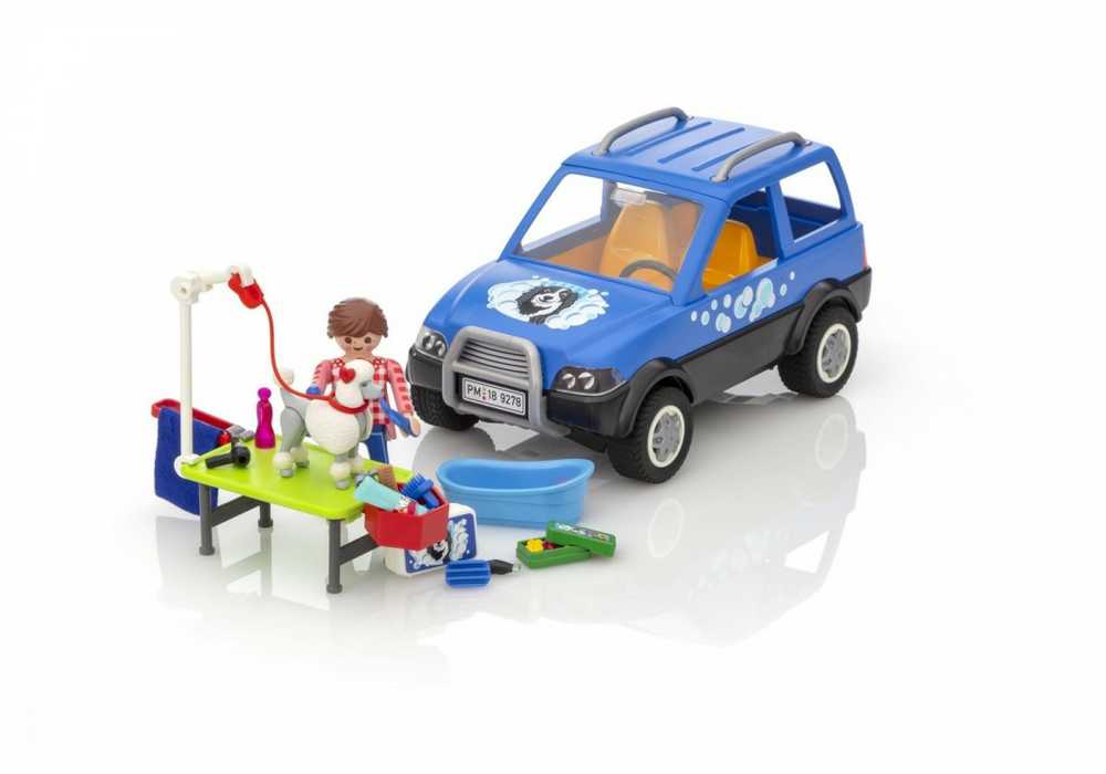 PLAYMOBIL CITY LIFE Mobilus gyvūnų priežiūros automobilis, 9278