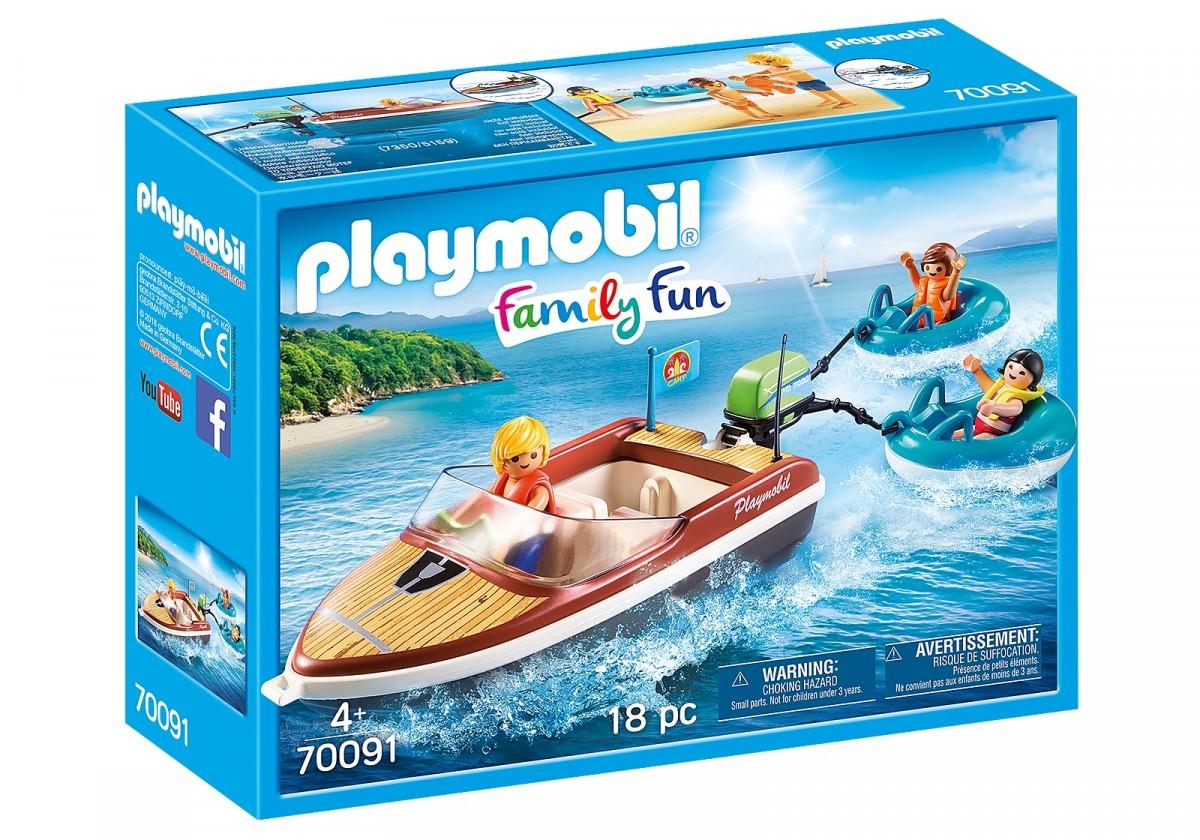 Playmobil 70091 Motorinė valtis su pontonais