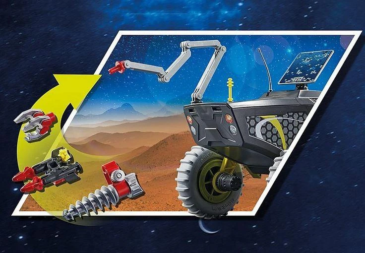 Žaislų Rinkinys - Playmobil 70888 Marsiečių Ekspedicija Su Transporto Priemonėmis, Astronautais, Kosmoso Tyrinėjimu, Daugiaspalvis