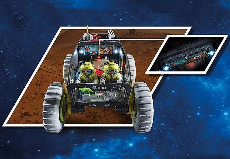 Žaislų Rinkinys - Playmobil 70888 Marsiečių Ekspedicija Su Transporto Priemonėmis, Astronautais, Kosmoso Tyrinėjimu, Daugiaspalvis