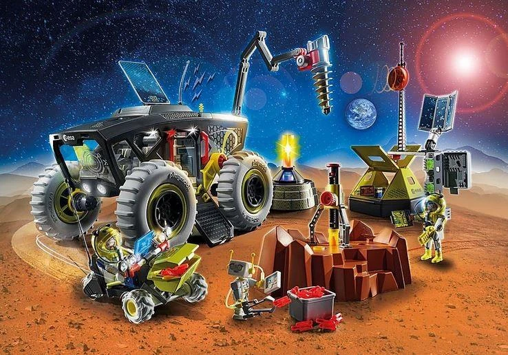 Žaislų Rinkinys - Playmobil 70888 Marsiečių Ekspedicija Su Transporto Priemonėmis, Astronautais, Kosmoso Tyrinėjimu, Daugiaspalvis