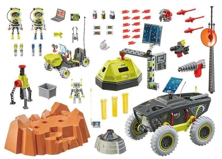 Žaislų Rinkinys - Playmobil 70888 Marsiečių Ekspedicija Su Transporto Priemonėmis, Astronautais, Kosmoso Tyrinėjimu, Daugiaspalvis