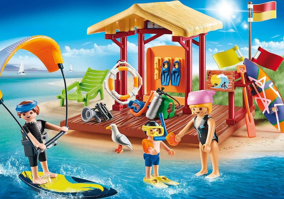 „Playmobil“ kūrybiniai blokai vandens sporto mokykla 73 kūriniai ZA5139