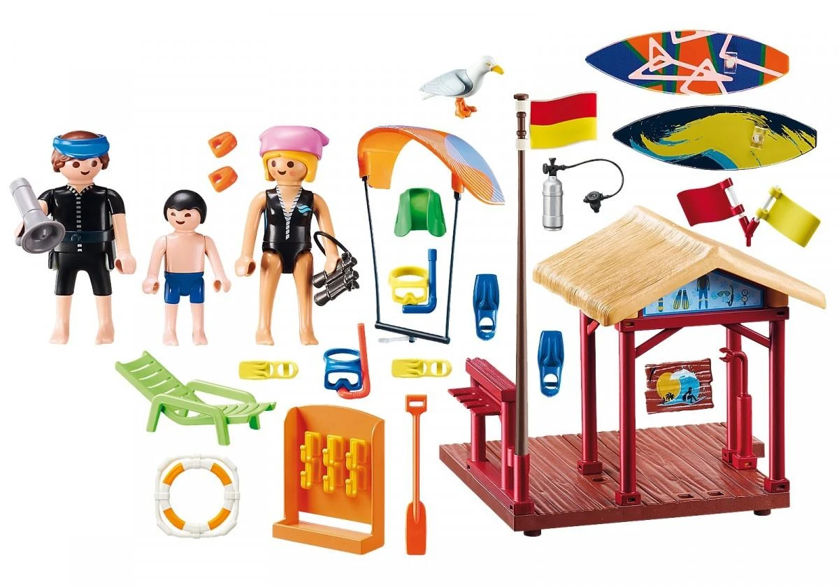„Playmobil“ kūrybiniai blokai vandens sporto mokykla 73 kūriniai ZA5139