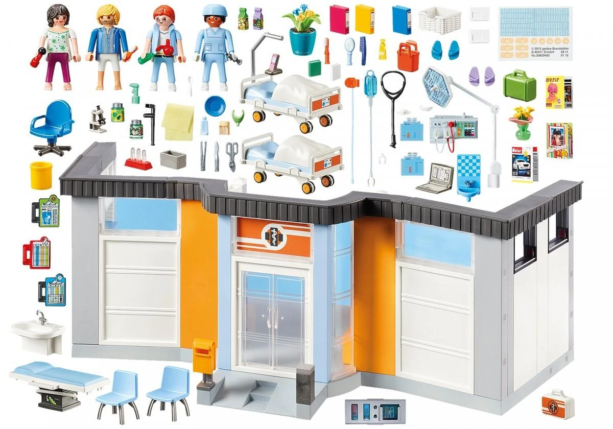 Playmobil 70191 City Life - Krankenhaus mit Einrichtung