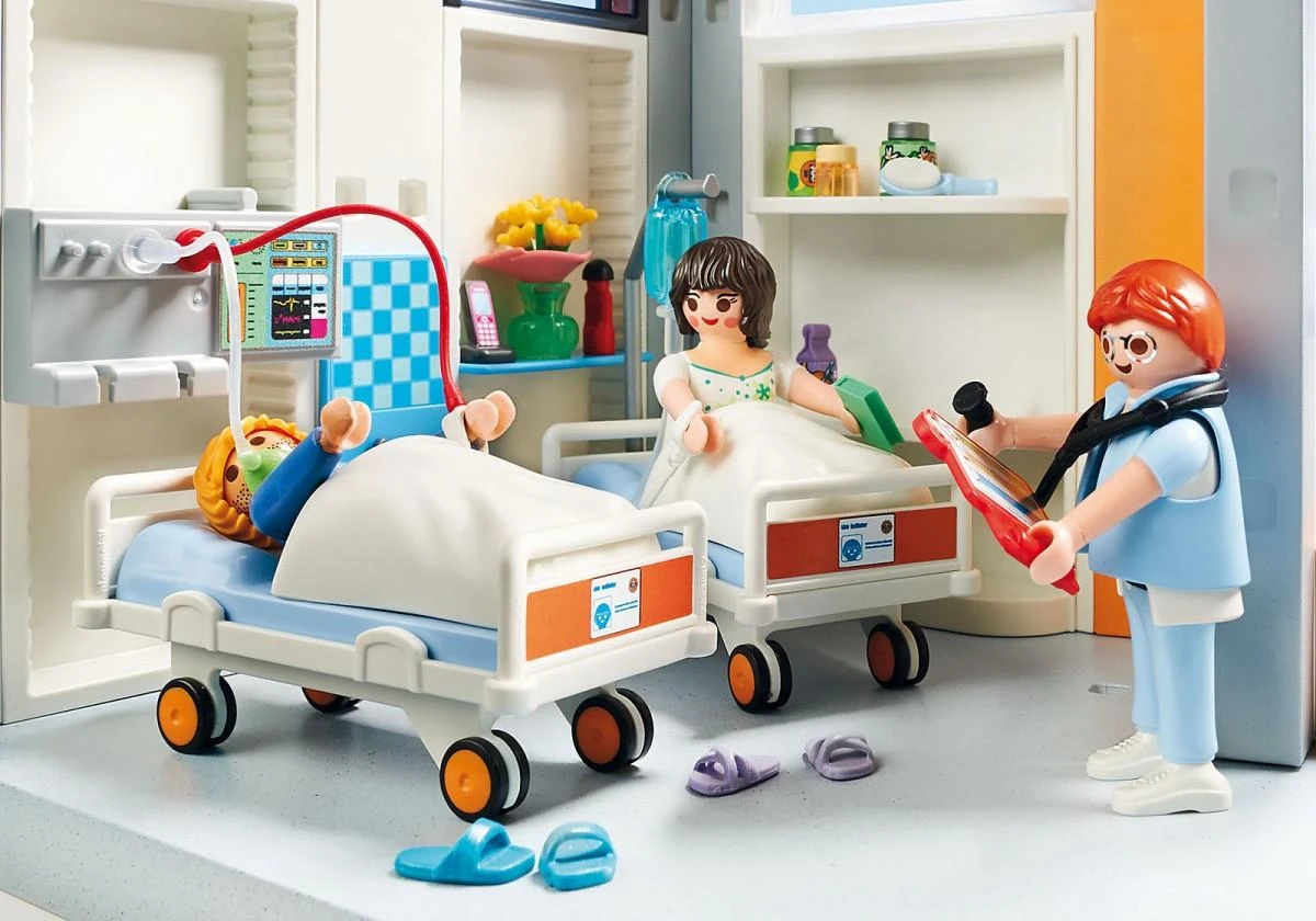 Playmobil 70191 City Life - Krankenhaus mit Einrichtung