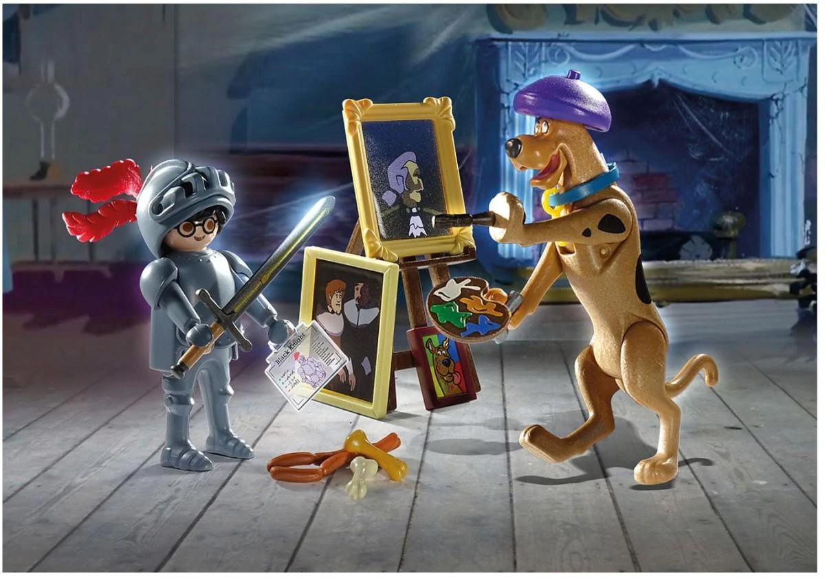 Playmobil Rinkinys Scooby-Doo 70709 Przygoda su Juodas Knight