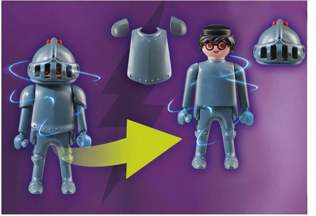 Playmobil Rinkinys Scooby-Doo 70709 Przygoda su Juodas Knight
