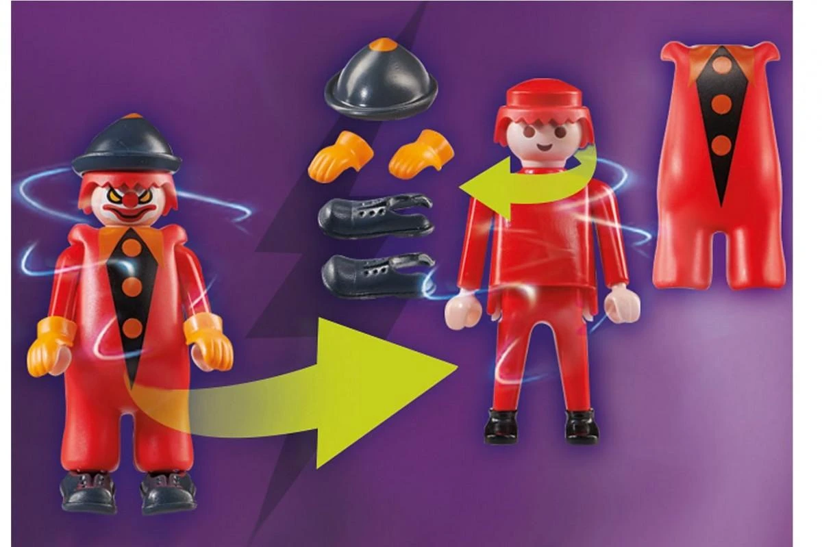 Žaidimų rinkinys Playmobil Scooby Doo Adventure su Klounas vaiduokliu 70710