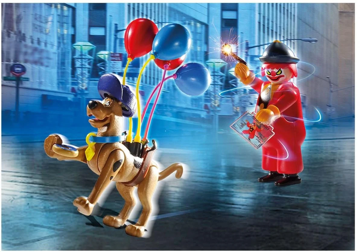 Žaidimų rinkinys Playmobil Scooby Doo Adventure su Klounas vaiduokliu 70710