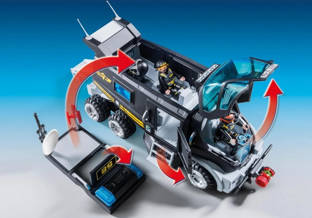 PLAYMOBIL CITY ACTION Specialiųjų operacijų sunkvežimis, 9360