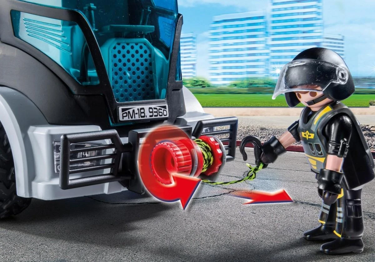PLAYMOBIL CITY ACTION Specialiųjų operacijų sunkvežimis, 9360