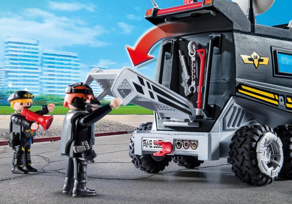 PLAYMOBIL CITY ACTION Specialiųjų operacijų sunkvežimis, 9360