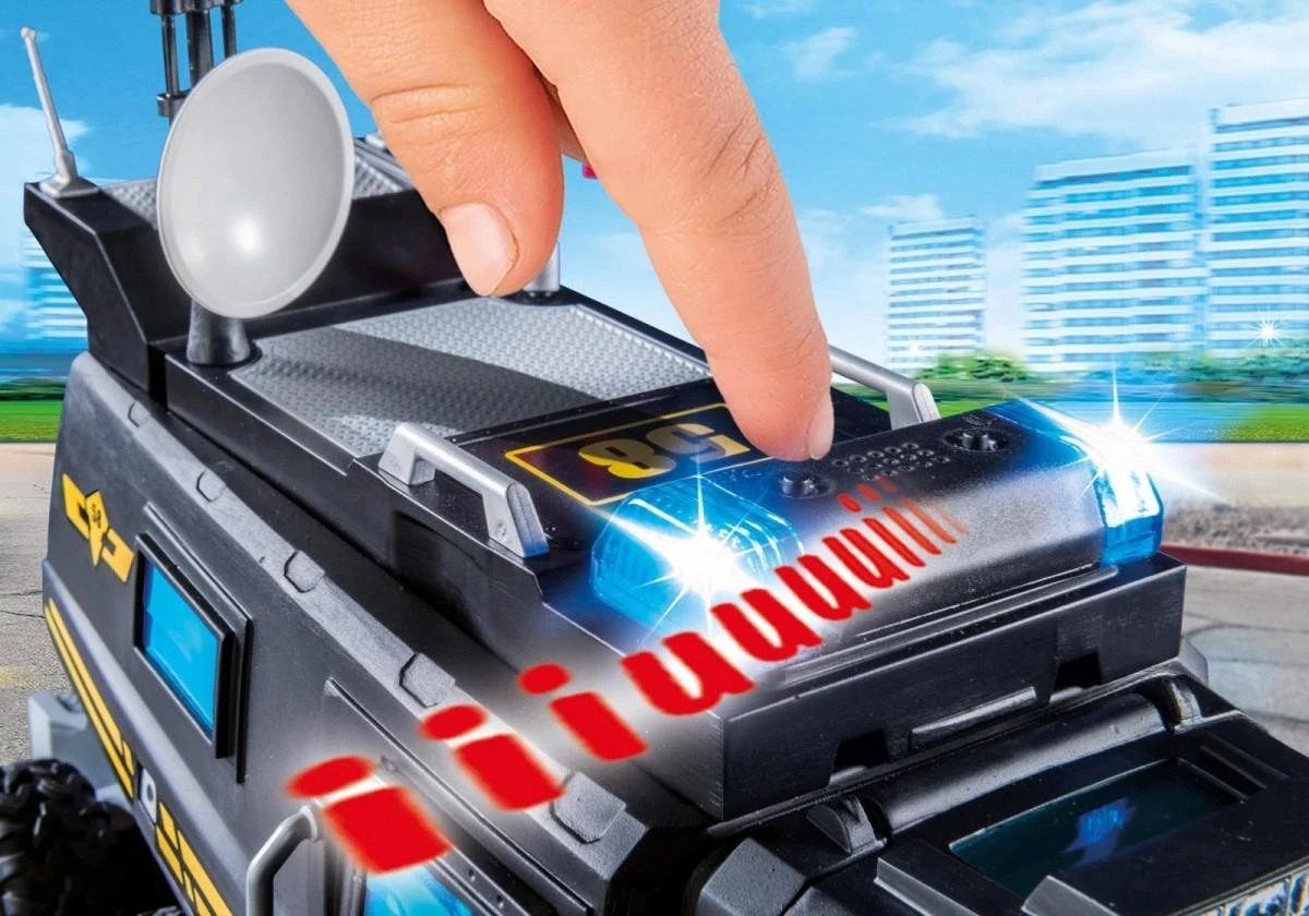 PLAYMOBIL CITY ACTION Specialiųjų operacijų sunkvežimis, 9360