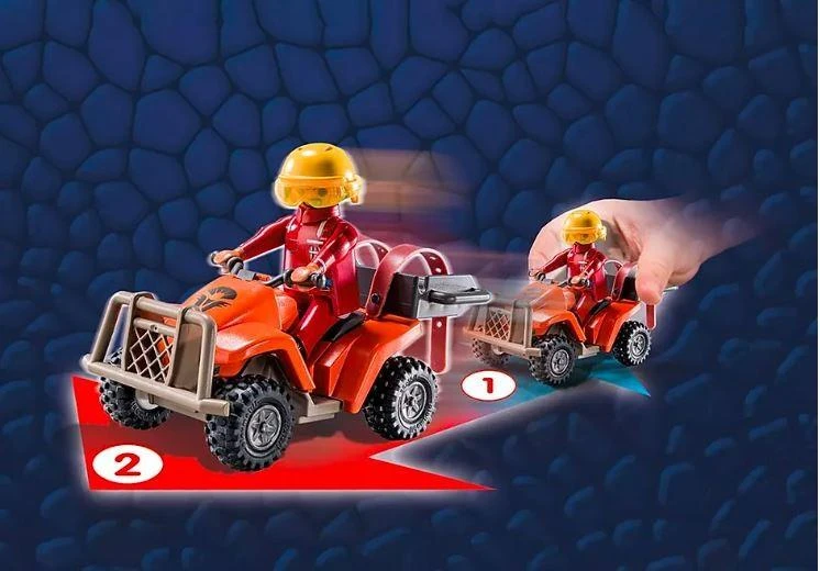 PLAYMOBIL 71085 Dragons Quad & Phil, Dragons The Nine Kingdoms, 28 vnt, nuo 4 metų