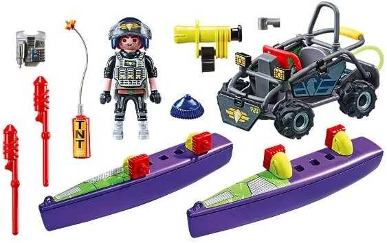 PLAYMOBIL CITY ACTION Specialiųjų pajėgų keturratis 71147