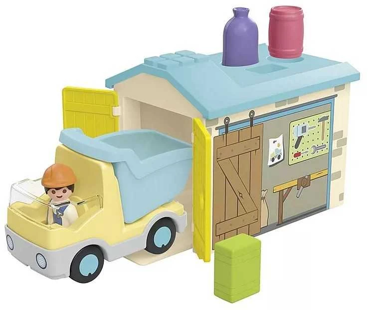 Playmobil - Junior Truck su garažu su rūšiavimo funkcija 71686