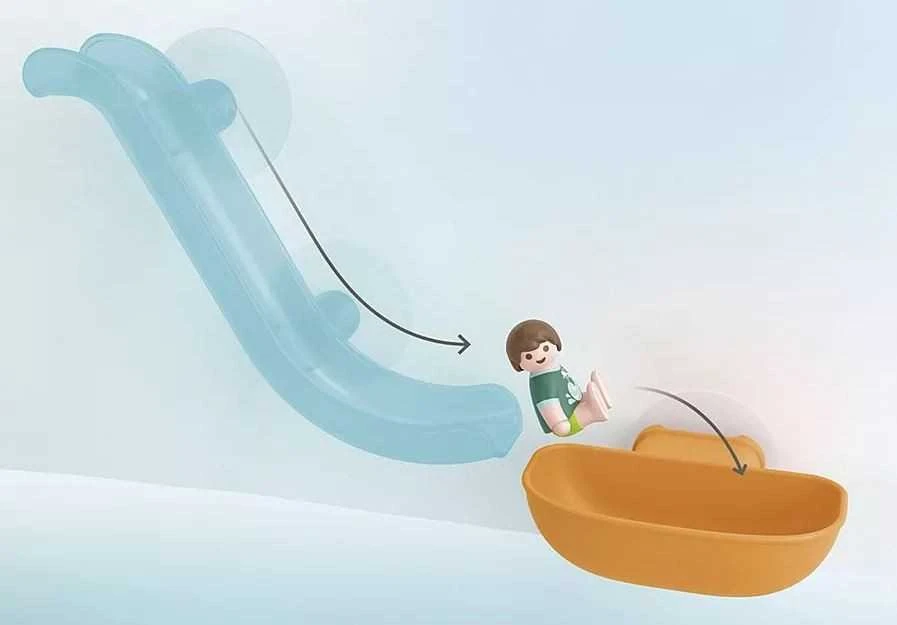 PLAYMOBIL - JUNIOR AQUA: Vandens čiuožykla su jūros gyvūnais (71689)