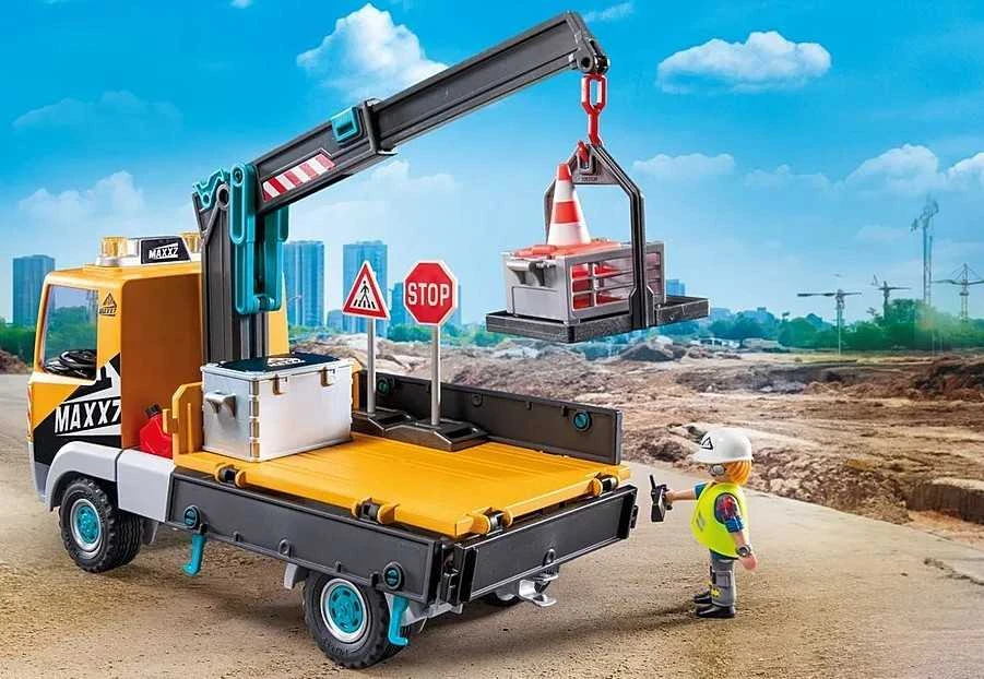 Playmobil Action Heroes 71750 Nuskendusi statybvietė su kranu