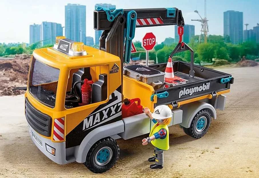 Playmobil Action Heroes 71750 Nuskendusi statybvietė su kranu