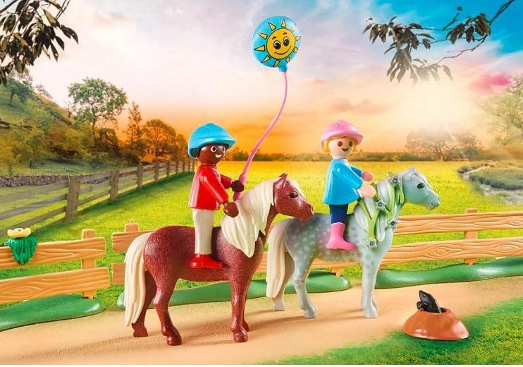 Playmobil Rinkinys su šalies figūrėlėmis 70997 Gimtadienis ponio žirgyne