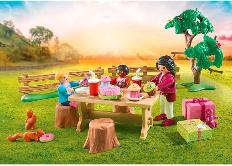 Playmobil Rinkinys su šalies figūrėlėmis 70997 Gimtadienis ponio žirgyne