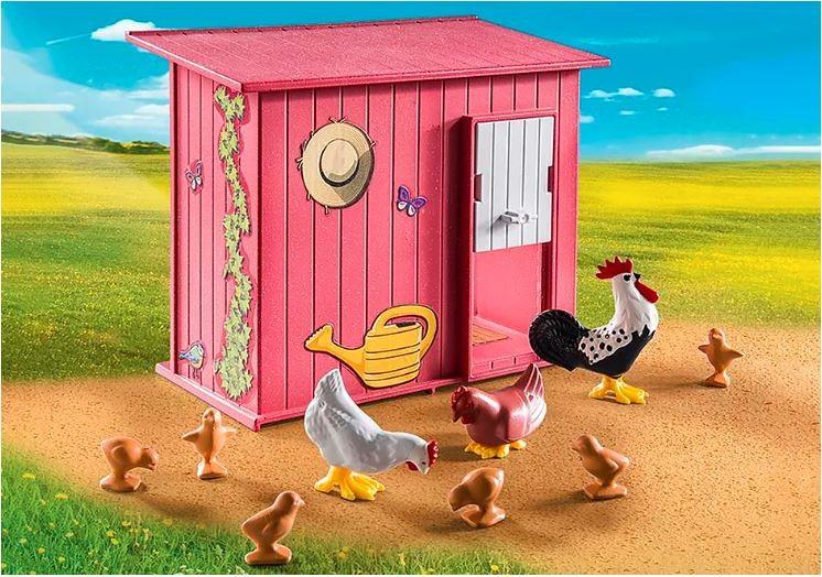 Konstruktorius Playmobil Vištiena su viščiukais 71308