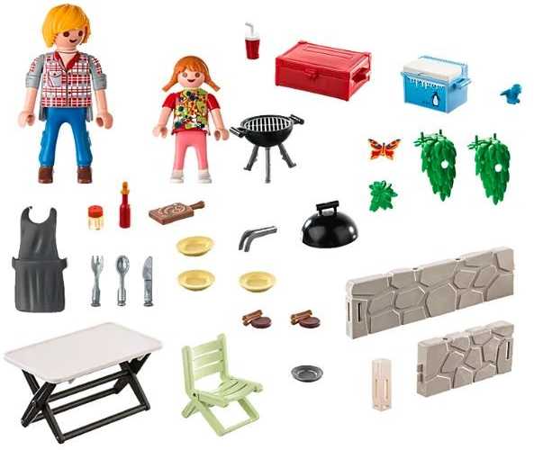 Konstruktorius Playmobil Family Barbecue 71427, plastikas