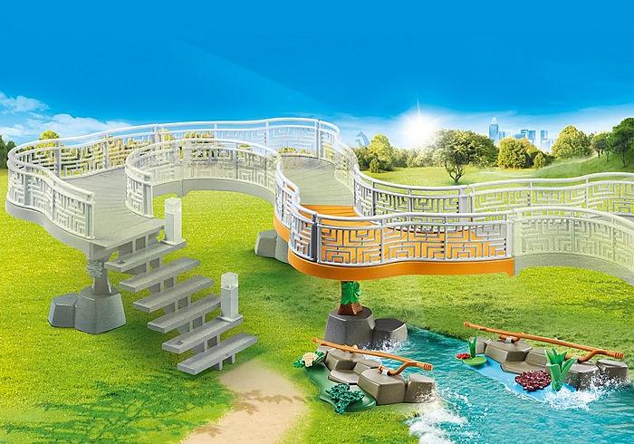 70348 PLAYMOBIL® Family Fun Zoologijos sodo apžvalgos tiltelio pratęsimas