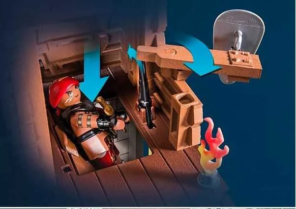 PLAYMOBIL NOVELMORE Kovos vagonas 71298
