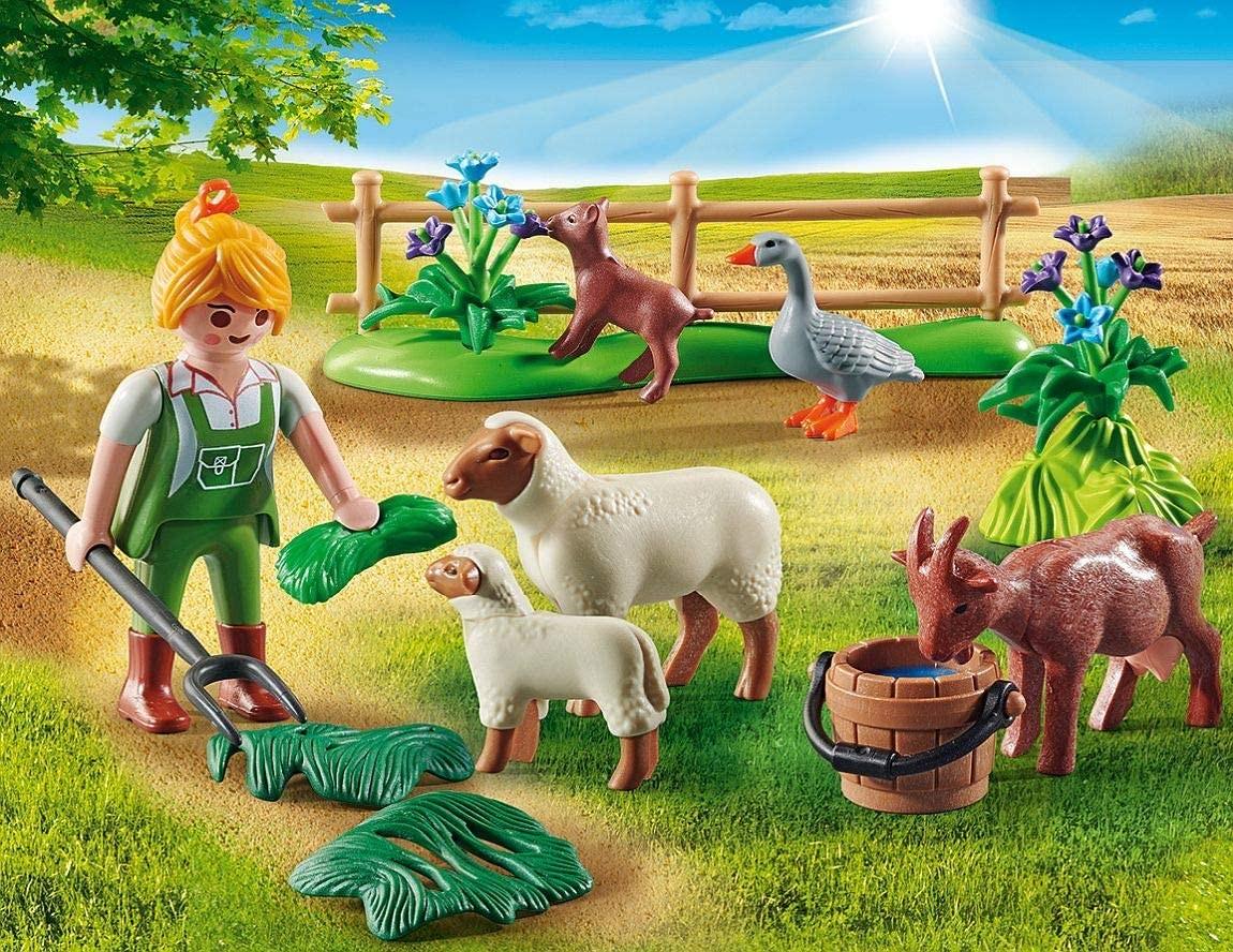 Playmobil 70608 Country Farmer avių ožkų ūkis