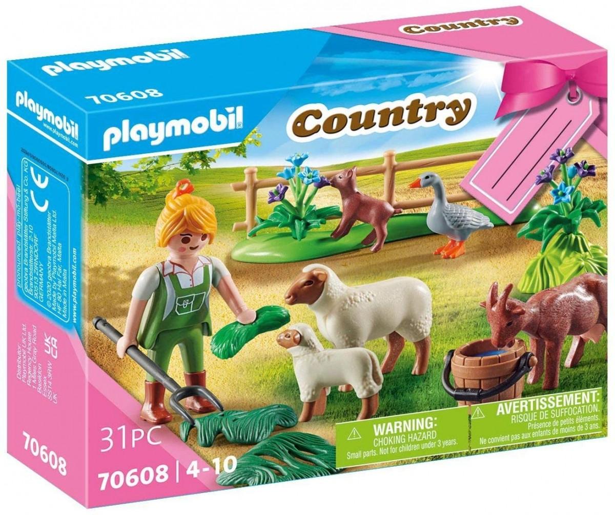 Playmobil 70608 Country Farmer avių ožkų ūkis