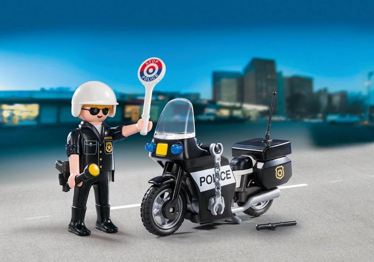 PLAYMOBIL CITY ACTION rinkinys-lagaminėlis Policija, 5648