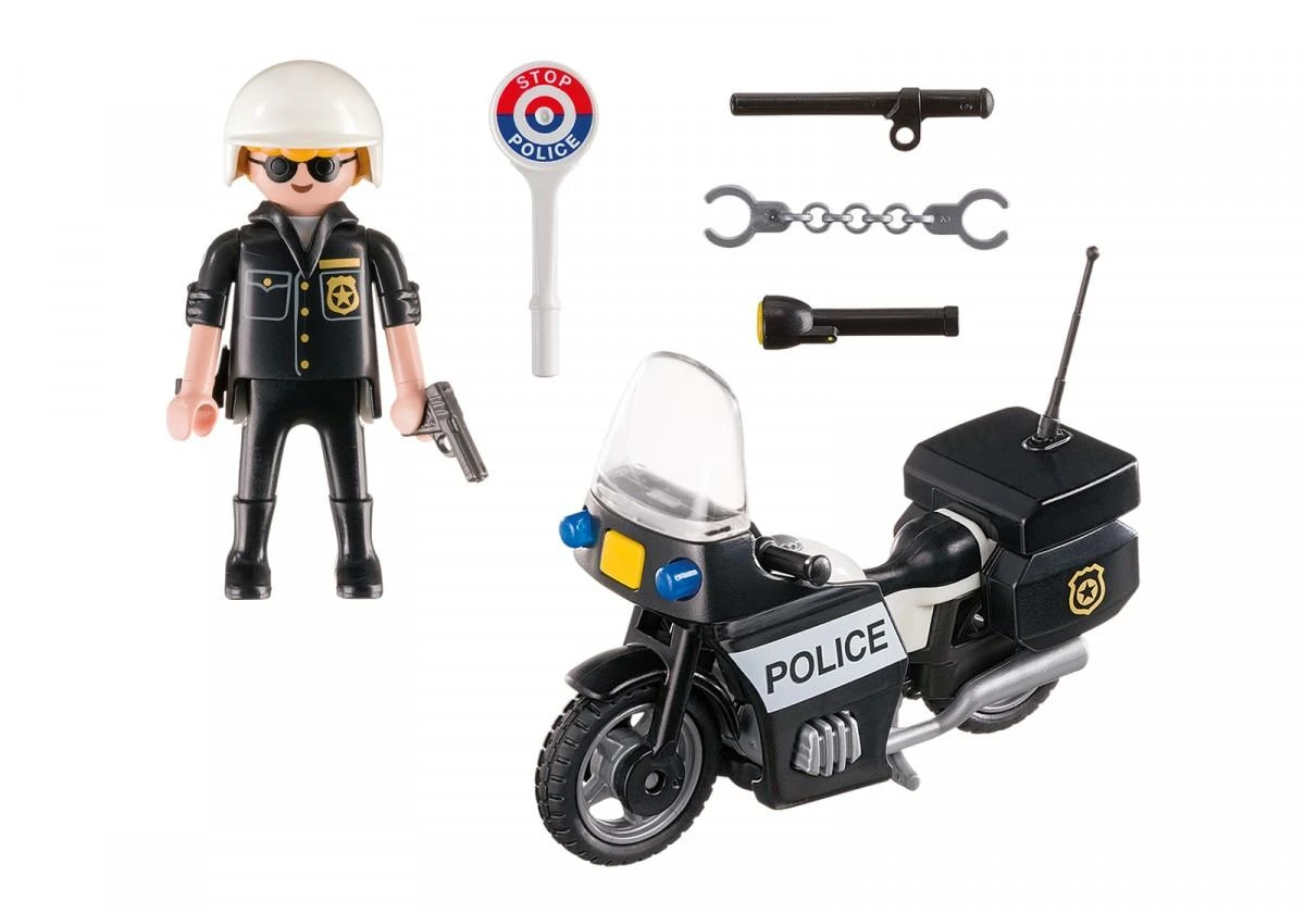 PLAYMOBIL CITY ACTION rinkinys-lagaminėlis Policija, 5648