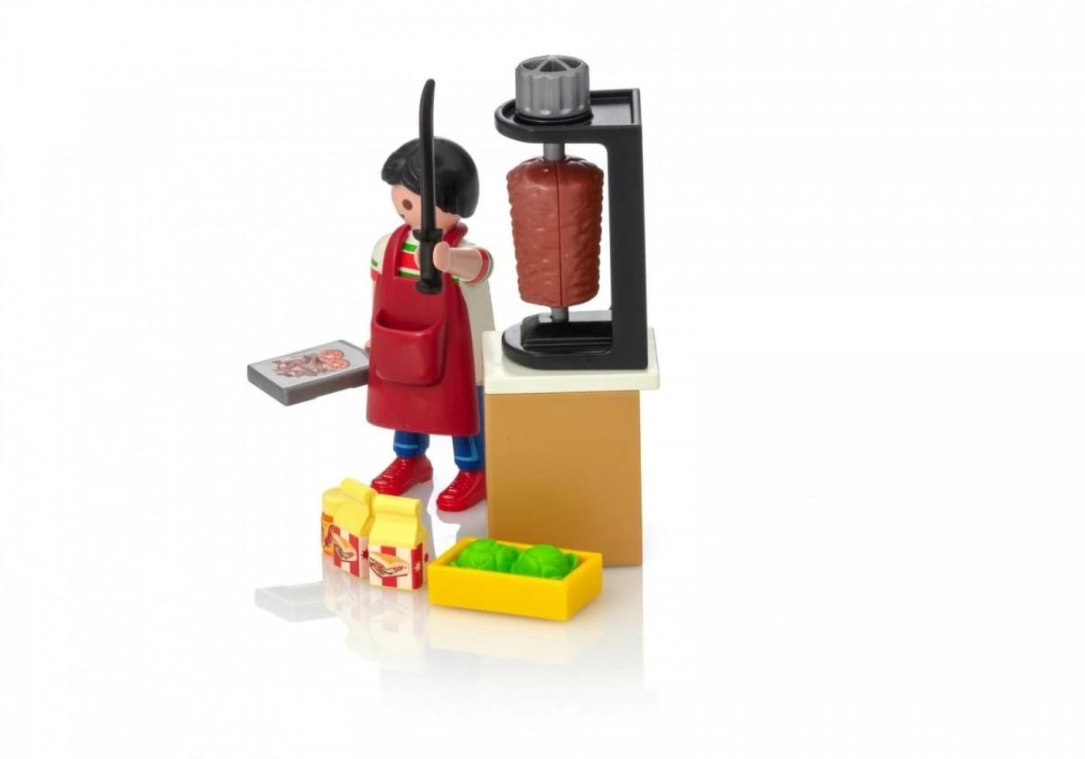 Žaislų rinkinys - Playmobil 9088 Kebap Grilis (Playmobil, grilis su priedais)