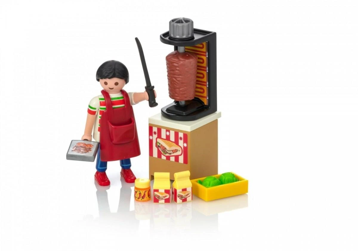 Žaislų rinkinys - Playmobil 9088 Kebap Grilis (Playmobil, grilis su priedais)