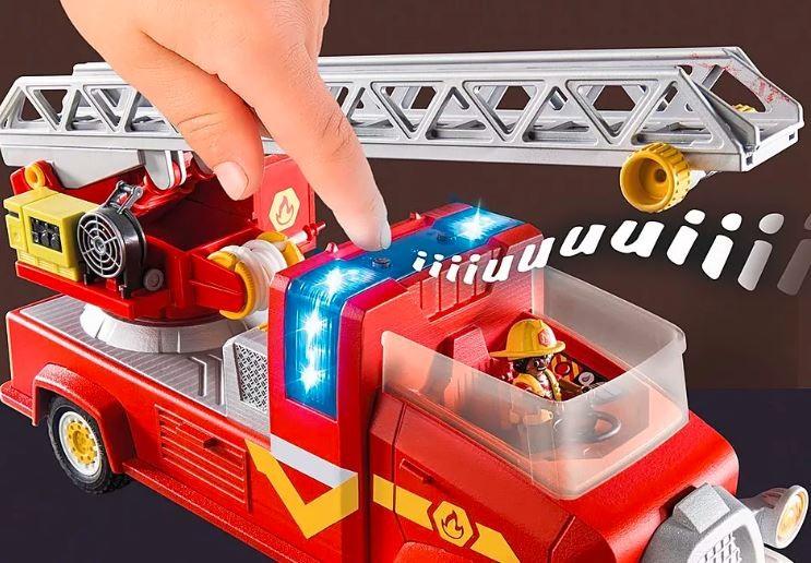 PLAYMOBIL - 70911 - ANTIS ON CALL - Gaisrinis automobilis su ištraukiamomis kopėčiomis ir nuimama plokštuma