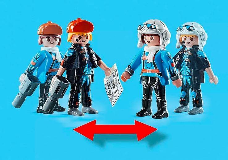 PLAYMOBIL – 70831 – „Air Stuntshow Biplane“ „Phoenix“ – su garso efektais