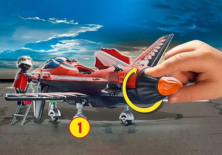 PLAYMOBIL - 70832 - Oro Stuntshow Jet "Aigle" - Sulankstomas - Vaikas - 726g