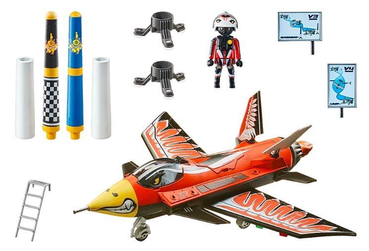 PLAYMOBIL - 70832 - Oro Stuntshow Jet "Aigle" - Sulankstomas - Vaikas - 726g