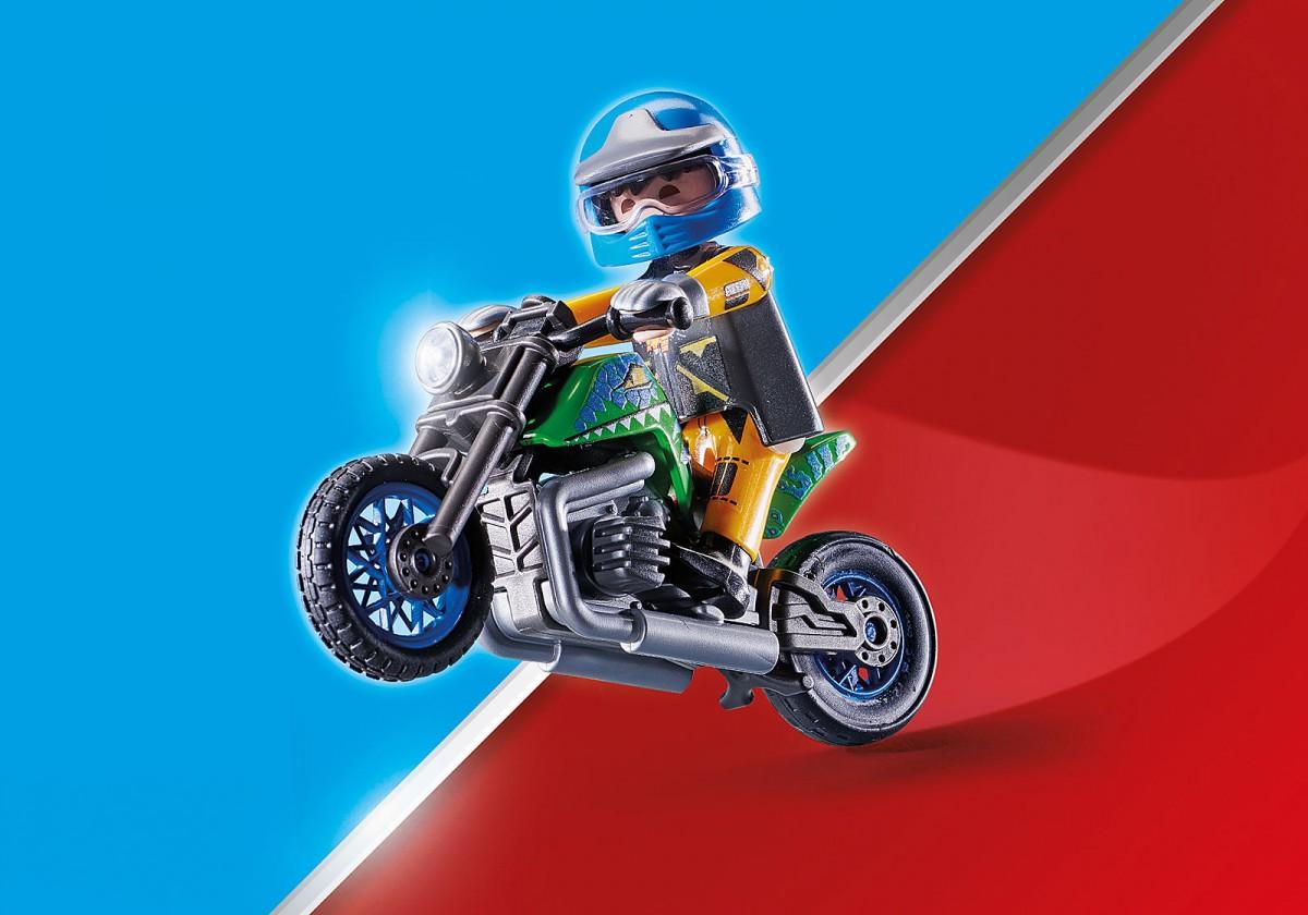 70552 PLAYMOBIL® Stuntshow Motociklų servisas palapinėje
