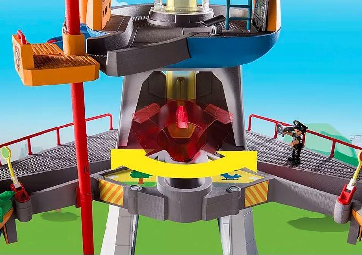 PLAYMOBIL - 70910 - Antis pagal iškvietimą būstinė - 119 vnt. - Vaikas - Balta ir oranžinė